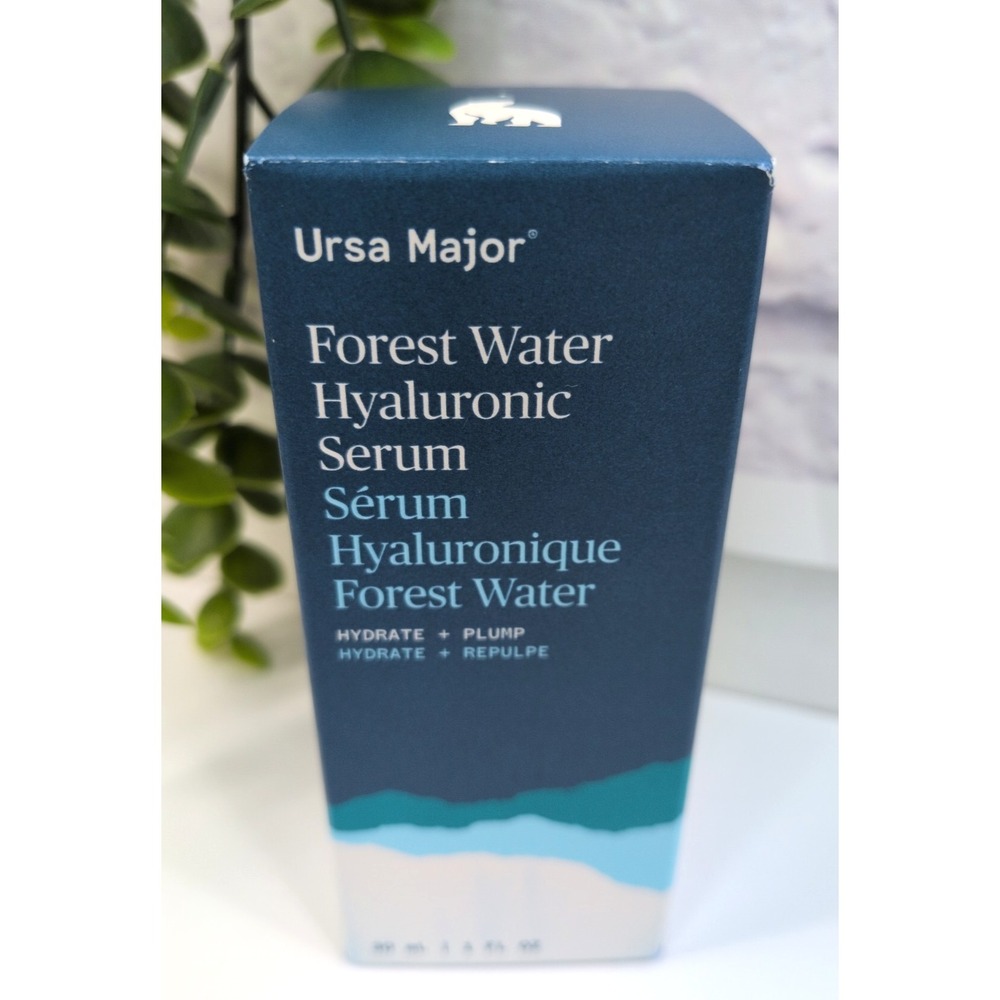 NIB🌿Ursa Major Forest Water Hyaluronic Serum 1.0oz/30ml Hydrate + Plump